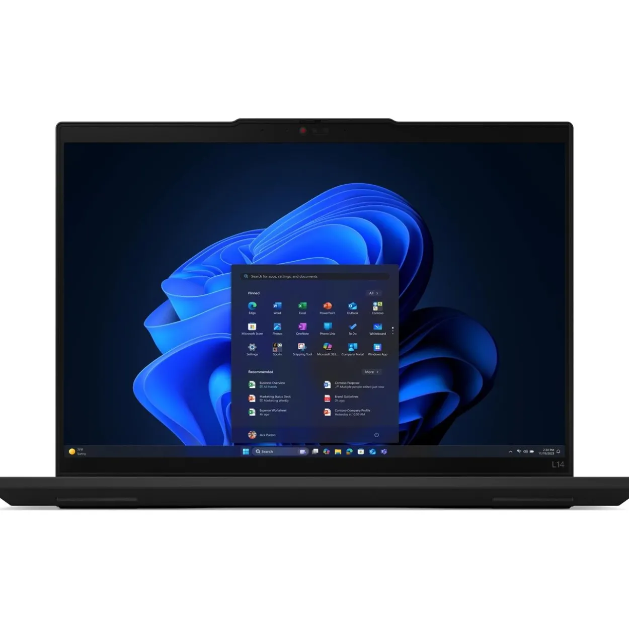 Notebook 14" (35,56cm) Lenovo ThinkPad L14 AMD G6 R5-PRO-215 16/512 WUXGA 4G W11P