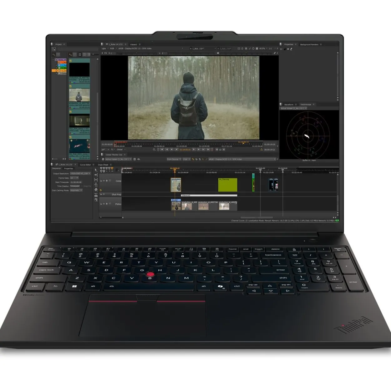 Notebook 16" (40,64cm) Lenovo ThinkPad P16s G5 RAI-7-P-450 32/1TB Radeon 860M W11P