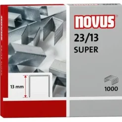 novus 1.000 Heftklammern SUPER 23/13