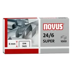 novus 1.000 Heftklammern SUPER 24/6