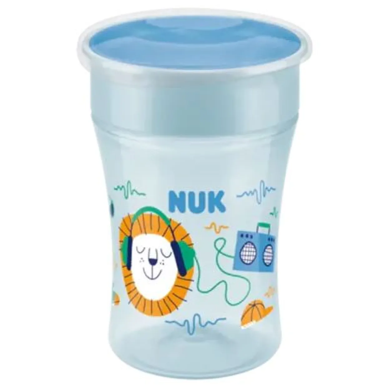NUK Trinkbecher Magic Cup 230ml Boy m. Trinkrand u. Deckel