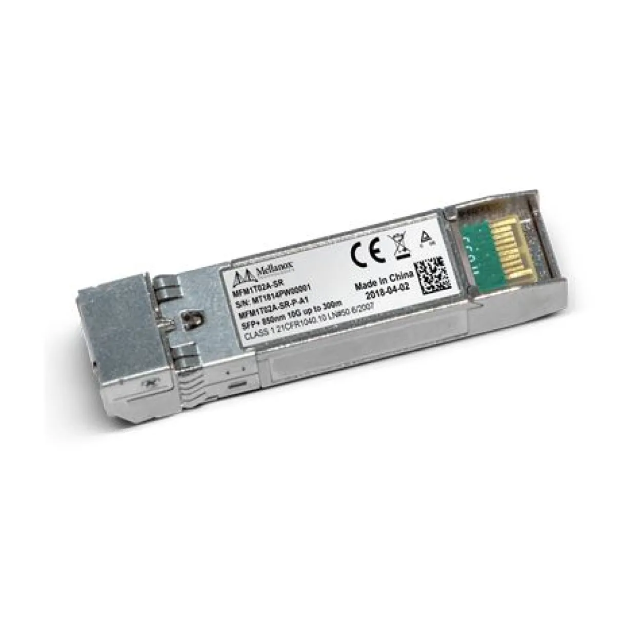NVIDIA MellanoxSFP+optical module for10GBASE-SR