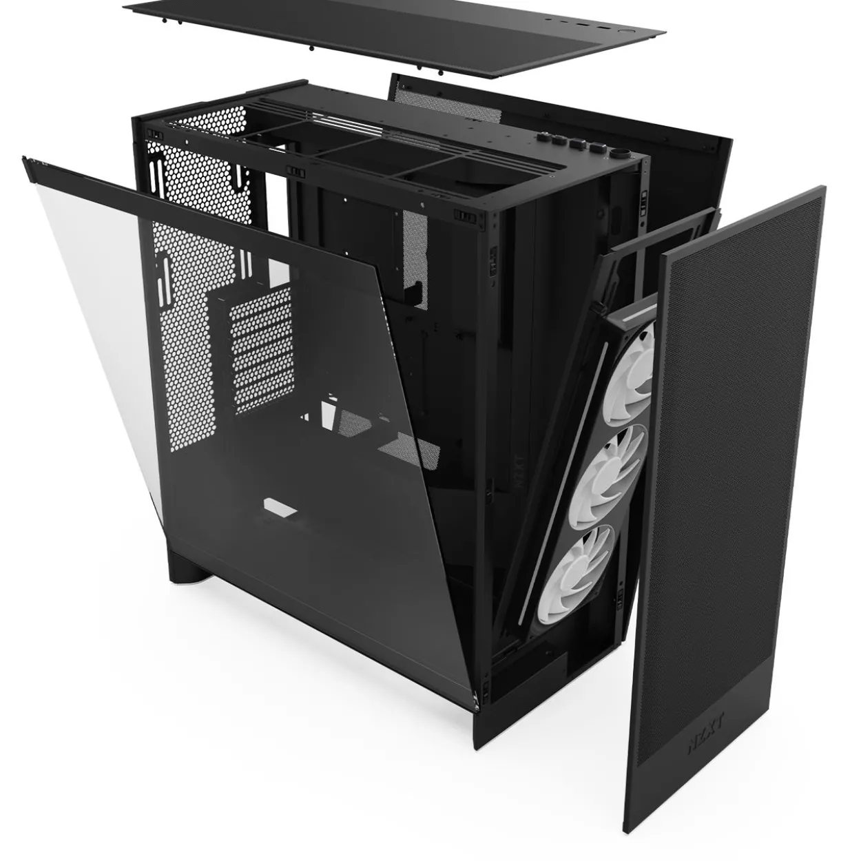 NZXT H7 Flow 2024 Midi Tower ohne Netzteil schwarz