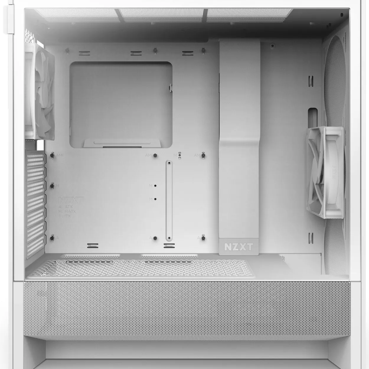 NZXT H5 Flow (2024) Midi Tower ohne Netzteil weiss