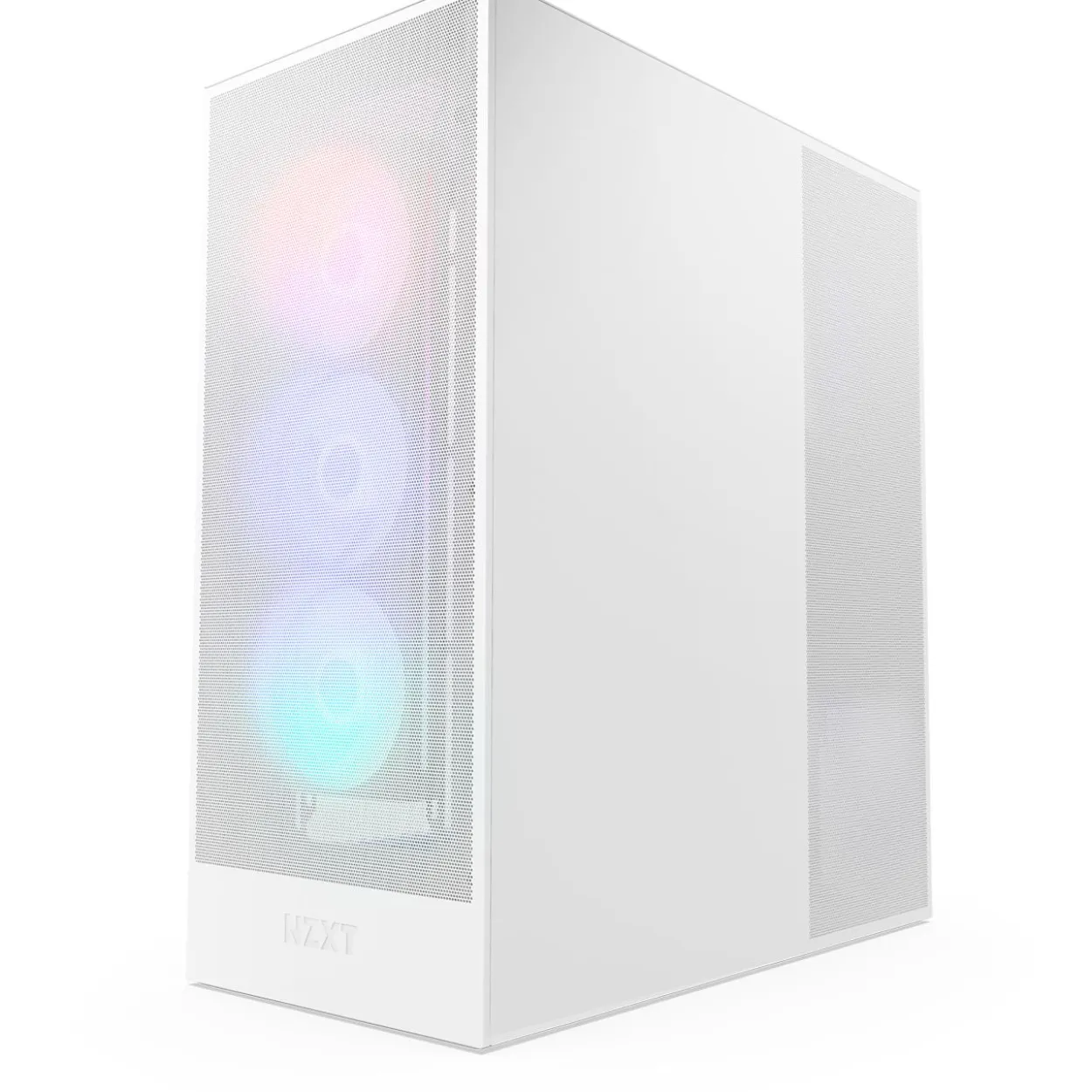NZXT H7 Flow RGB (2024) Midi Tower ohne Netzteil weiss