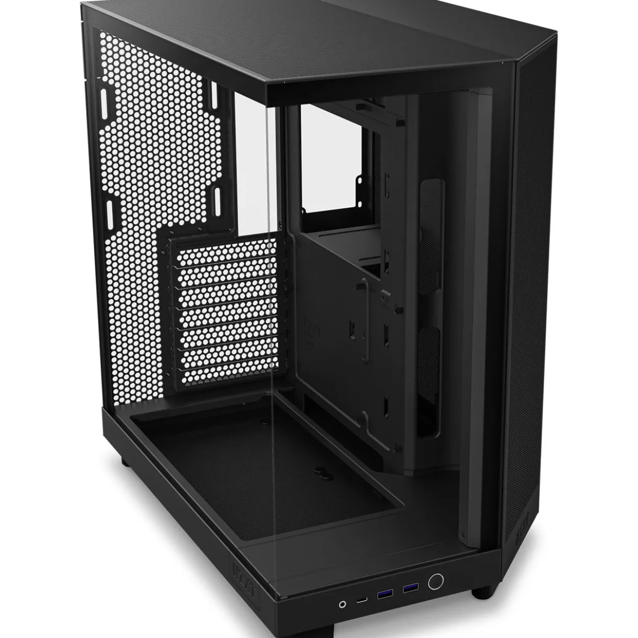 NZXT H6 Flow RGB schwarz Midi Tower ohne Netzteil schwarz