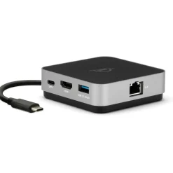 OWC 6-Port Travel Dock 100W- Space Gray (ethernet)