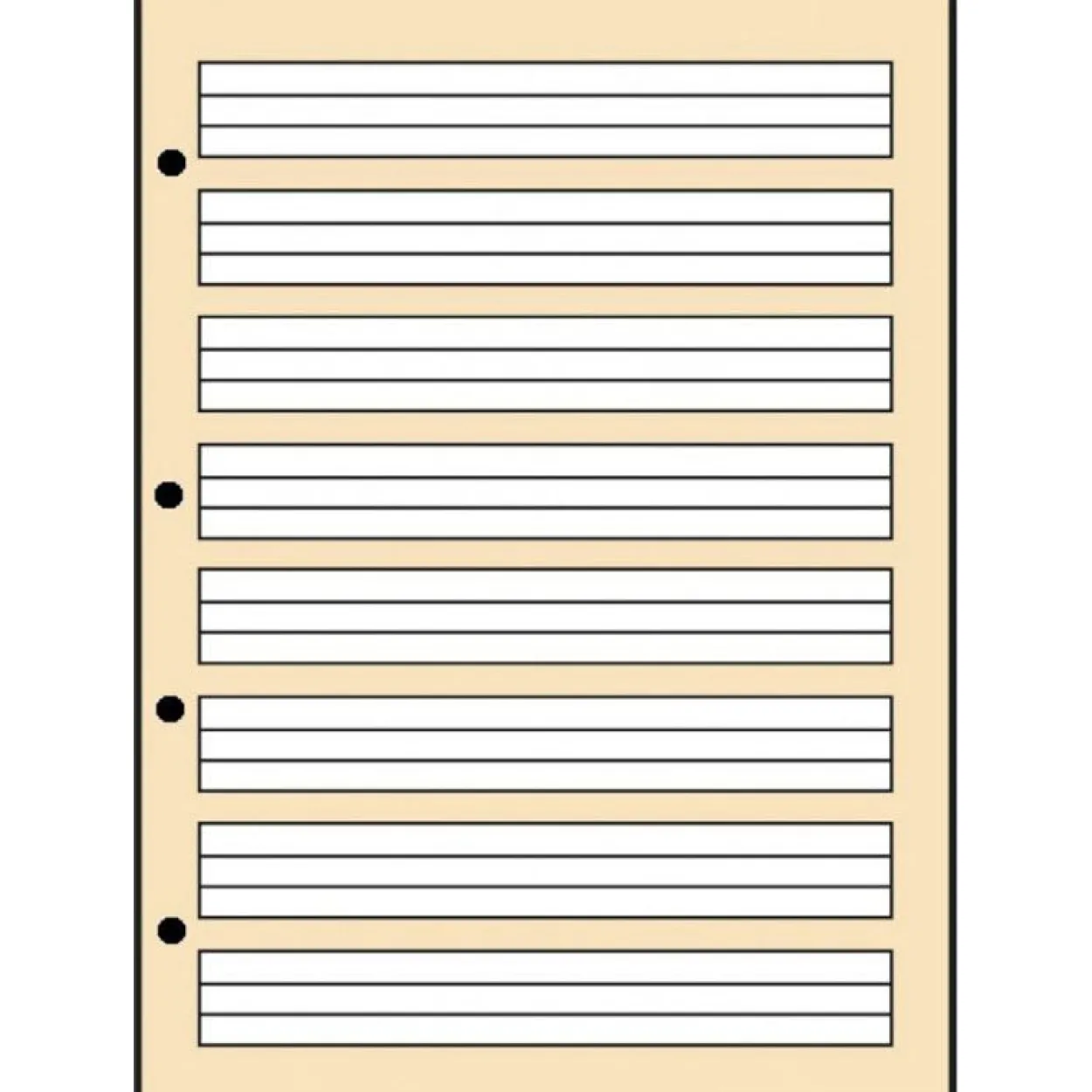 OXFORD Arbeitsblock CLASSI DIN A4 liniert Lineatur 1, 50 Blatt