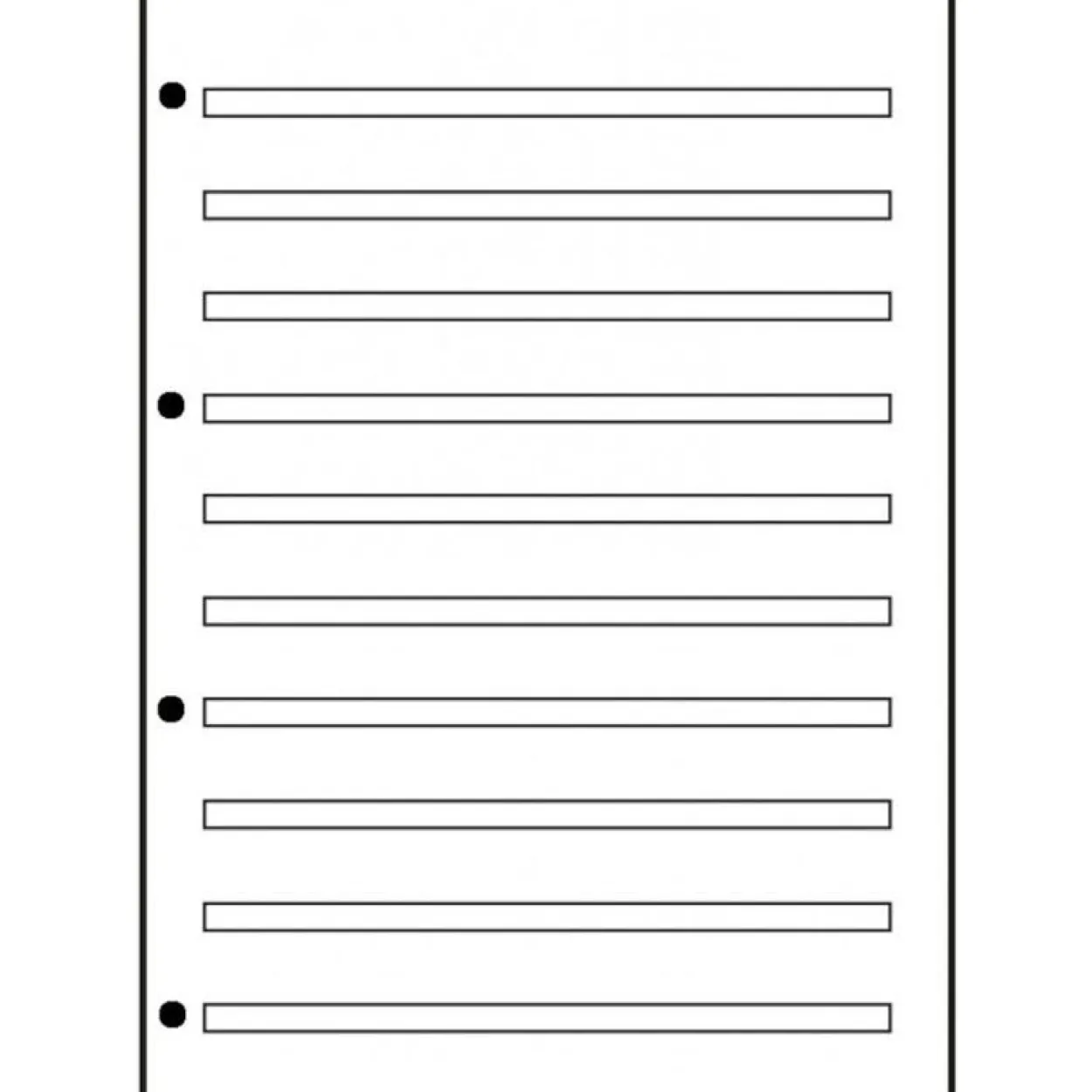 Oxford Arbeitsblock, DIN A4, 50 Blatt, Lineatur 3