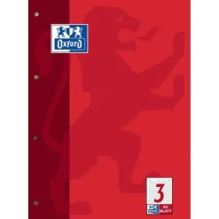 Oxford Arbeitsblock, DIN A4, 50 Blatt, Lineatur 3
