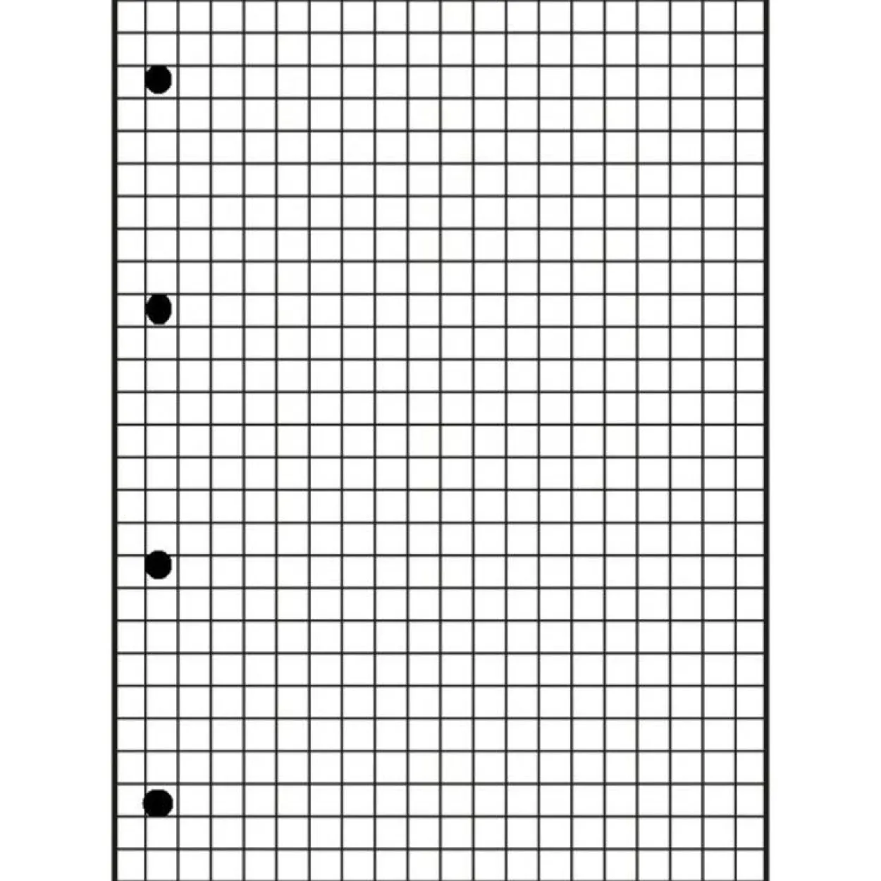 OXFORD Briefblock Schule gelocht DIN A4 kariert Lineatur 22