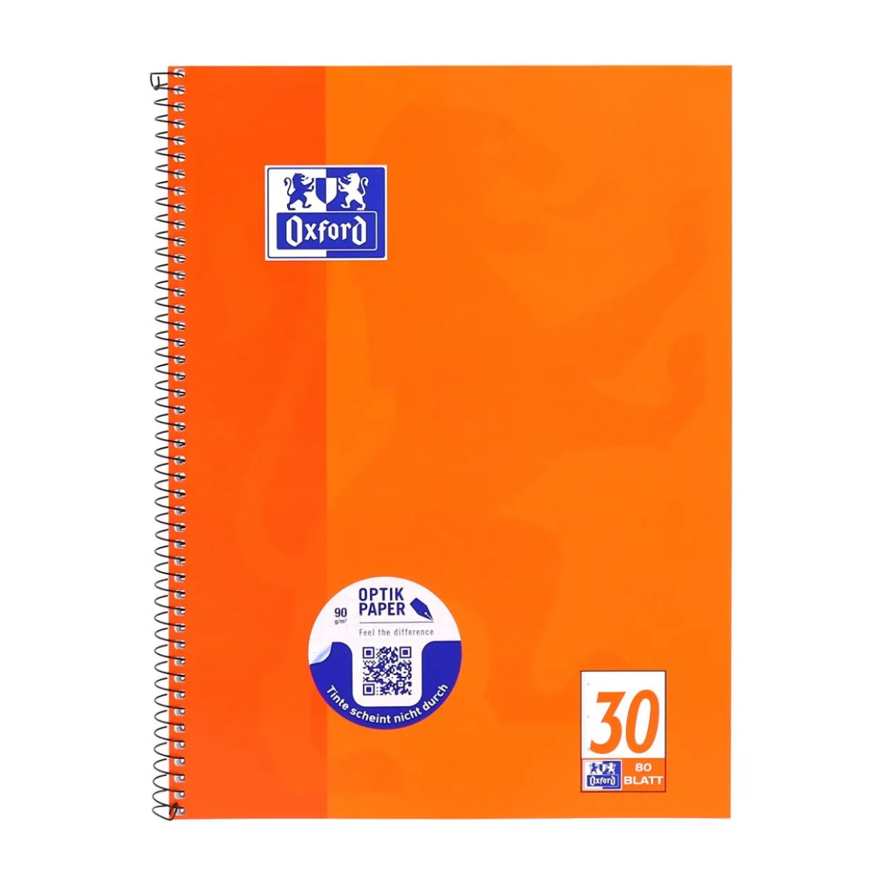 OXFORD Collegeblock Schule Lineatur 30 blanko DIN A4 Innenrand