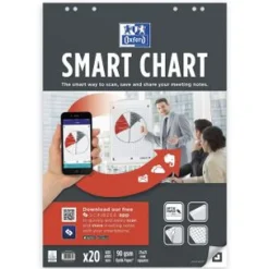Oxford Flipchartblock 68x98cm Blanko 400096277 20Blatt 90gr geleimt