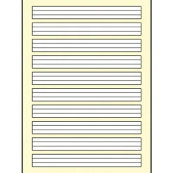 OXFORD Geschichtenheft Lineatur 2G blanko DIN A4 ohne Rand, 16 Blatt