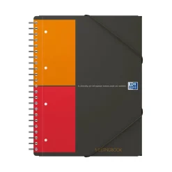 Oxford Meetingbook A4+ GRAU 100100362 80Blatt 80gr kariert 5mm