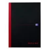 OXFORD Notizbuch Black n' Red DIN A4 kariert, schwarz Hardcover 192 Seiten