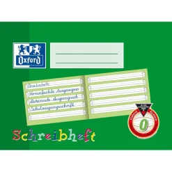 Oxford Schreibheft, DIN A5 quer, Lineatur: 0