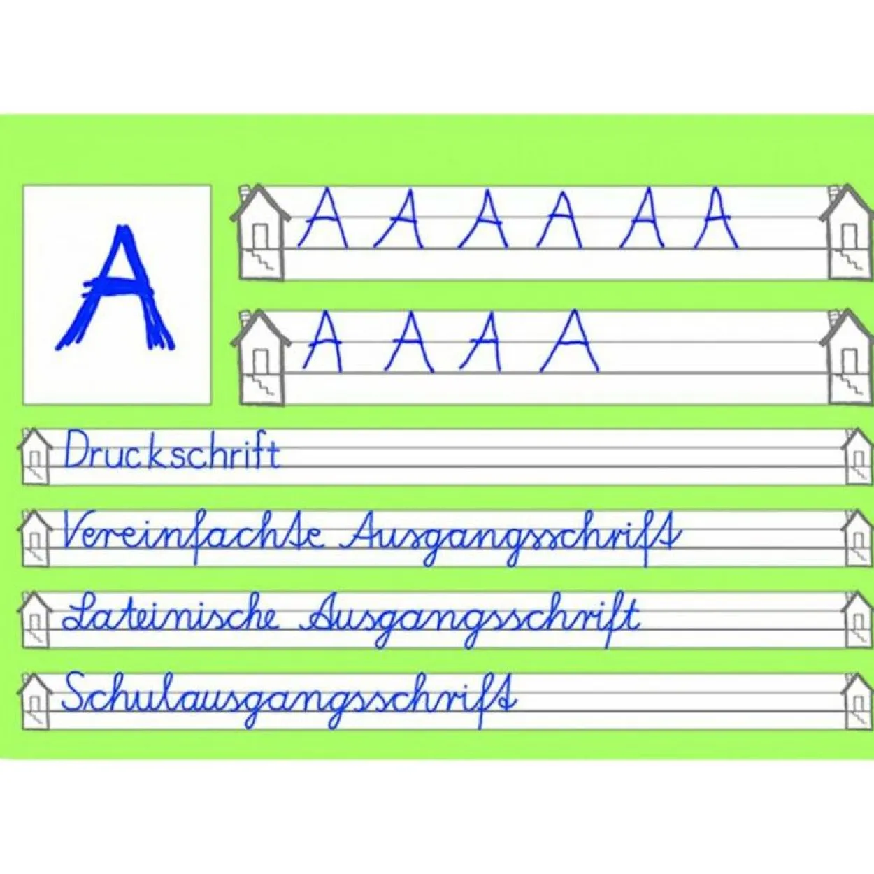 Oxford Schreiblernheft, DIN A4 quer, Lineatur: SL