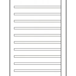 OXFORD Schulheft Lineatur 3R liniert DIN A4 Außenrand, 16 Blatt