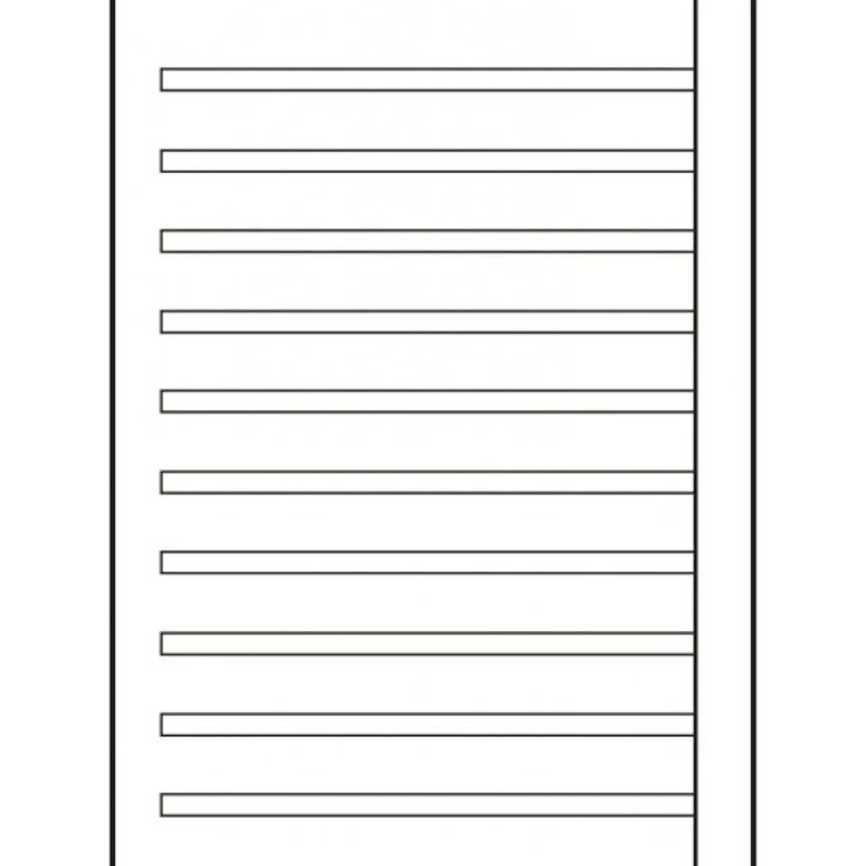OXFORD Schulheft Lineatur 3R liniert DIN A4 Außenrand, 16 Blatt