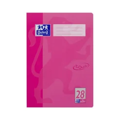 OXFORD Schulheft Touch Lineatur 28 kariert DIN A4 Innen- und Außenrand, 16 Blatt (400104447)