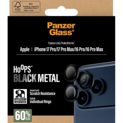 PanzerGlass BLACK CAMERA LENS PROTECTOR IPHONE 17 PRO MAX IPHONE 16 PRO