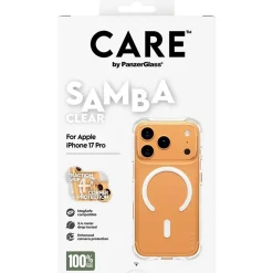 PanzerGlass CARE BY FASHIONABLE CASE SAMBA W. WHITE MAGSAFE IPHONE 17 PRO