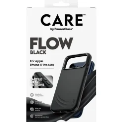 PanzerGlass CARE BY FEATURE FLOW CASE BLACK W. MAGSAFE IPHONE 17 PRO MAX