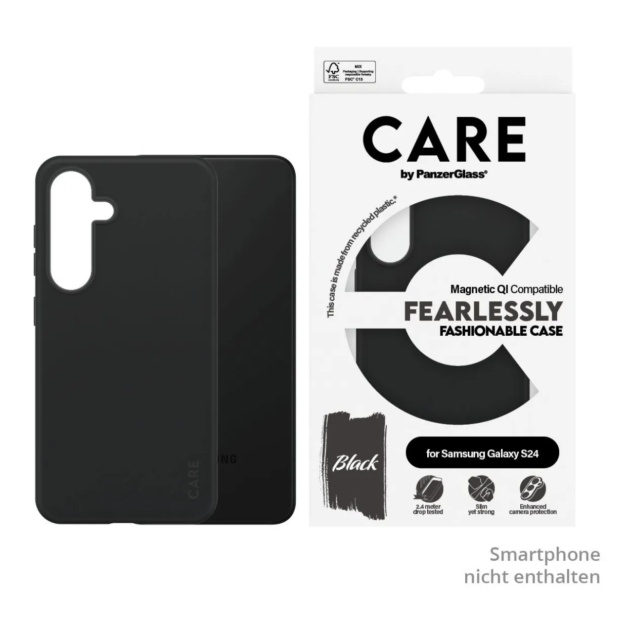 PanzerGlass CARE Fashionable Case Samsung S24 black