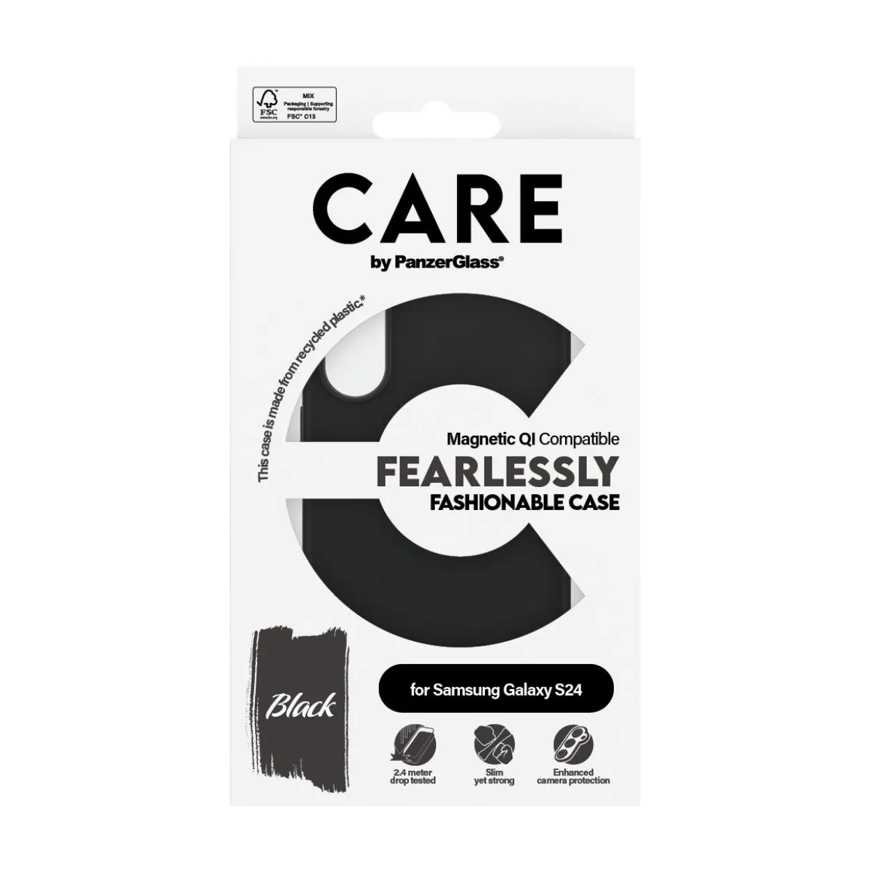 PanzerGlass CARE Fashionable Case Samsung S24 black