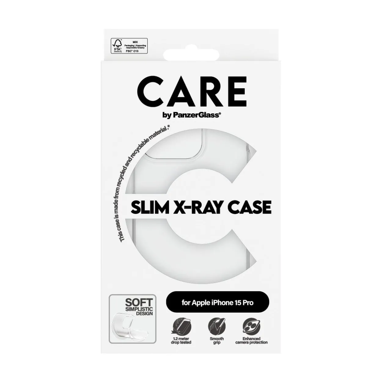 PanzerGlass CARE Fashion X-RAY iPhone 15 Pro clear