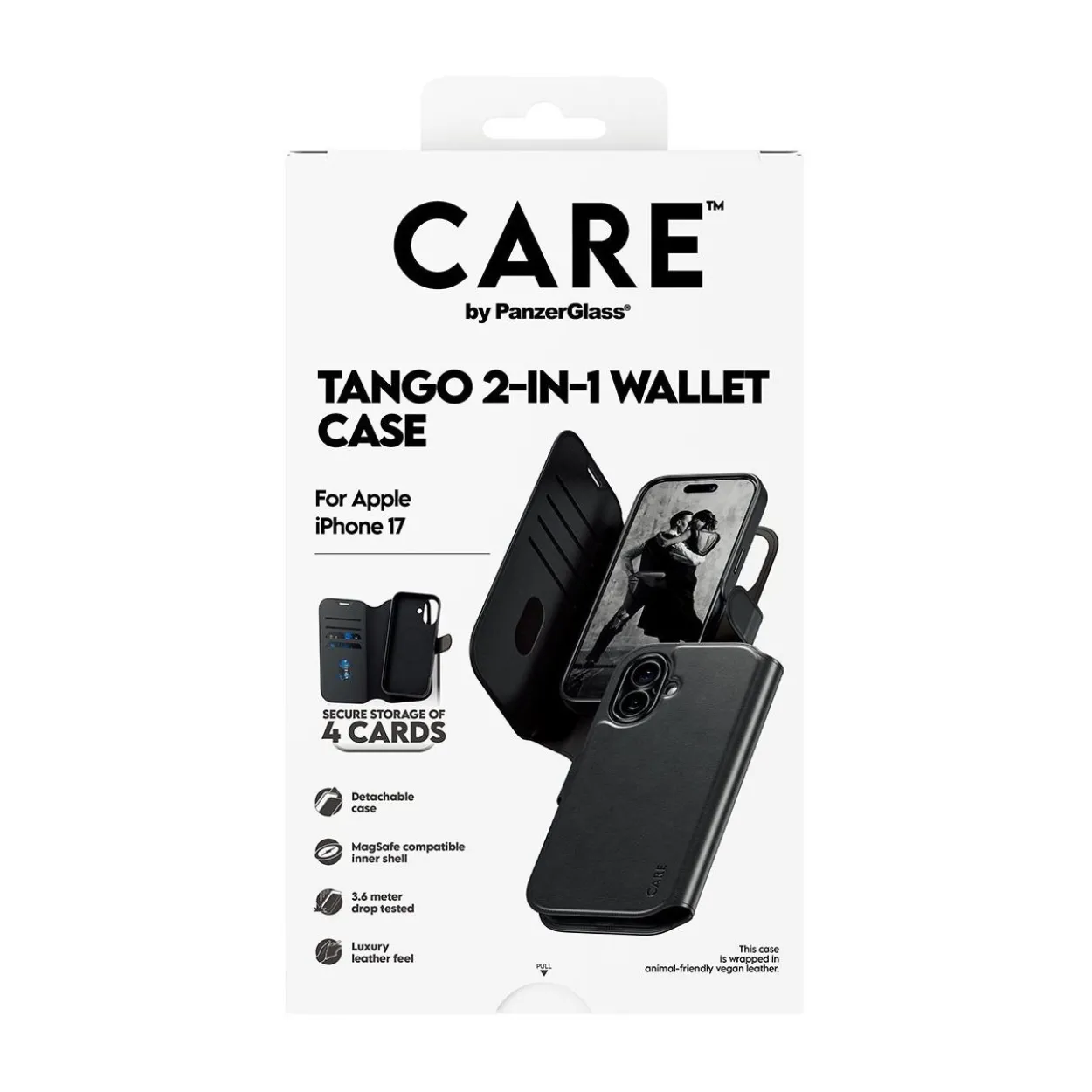 PanzerGlass CARE Feature Case Tango 2-in-1 Walle Case w. MagSafe iPhone 17