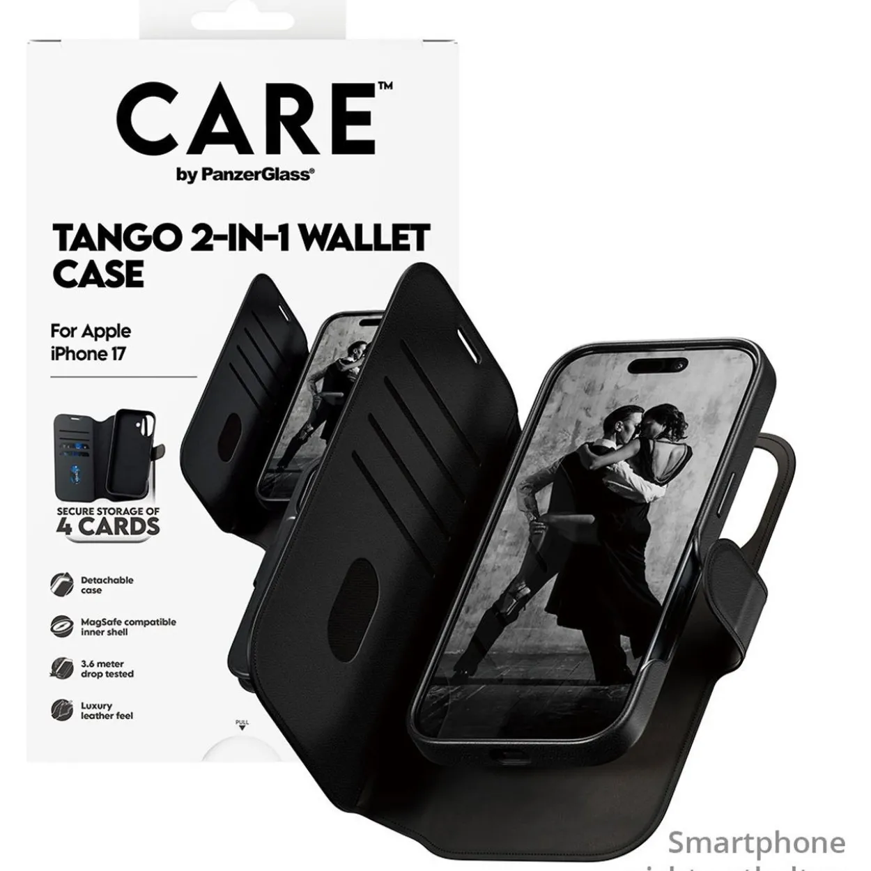PanzerGlass CARE Feature Case Tango 2-in-1 Walle Case w. MagSafe iPhone 17