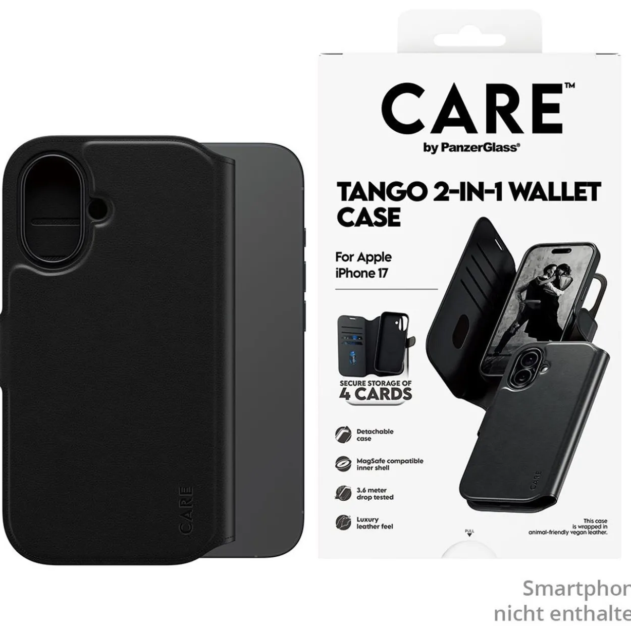 PanzerGlass CARE Feature Case Tango 2-in-1 Walle Case w. MagSafe iPhone 17