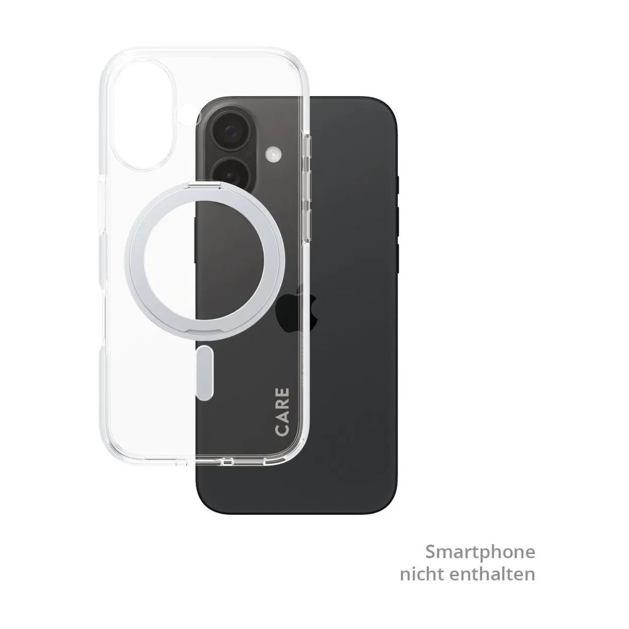 PanzerGlass CARE Feature Kickstand iPhone 16 silber