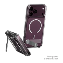 PanzerGlass CARE Kickstand Case transp. w. white MagSafe iPhone 18 Pro/ 17 Pro