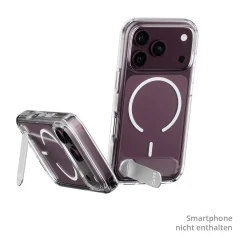 PanzerGlass CARE Kickstand Case transp. w. white MagSafe iPhone 18 Pro/ 17 Pro