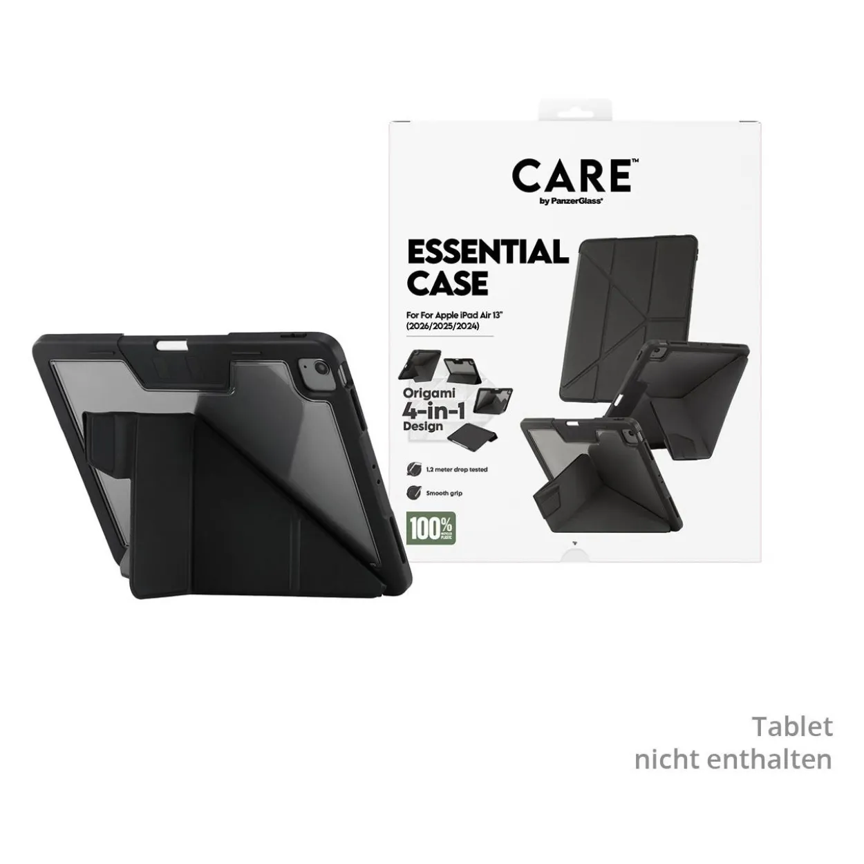 PanzerGlass CARE TPU Essential Case black iPad Air 13" (2024-2025)