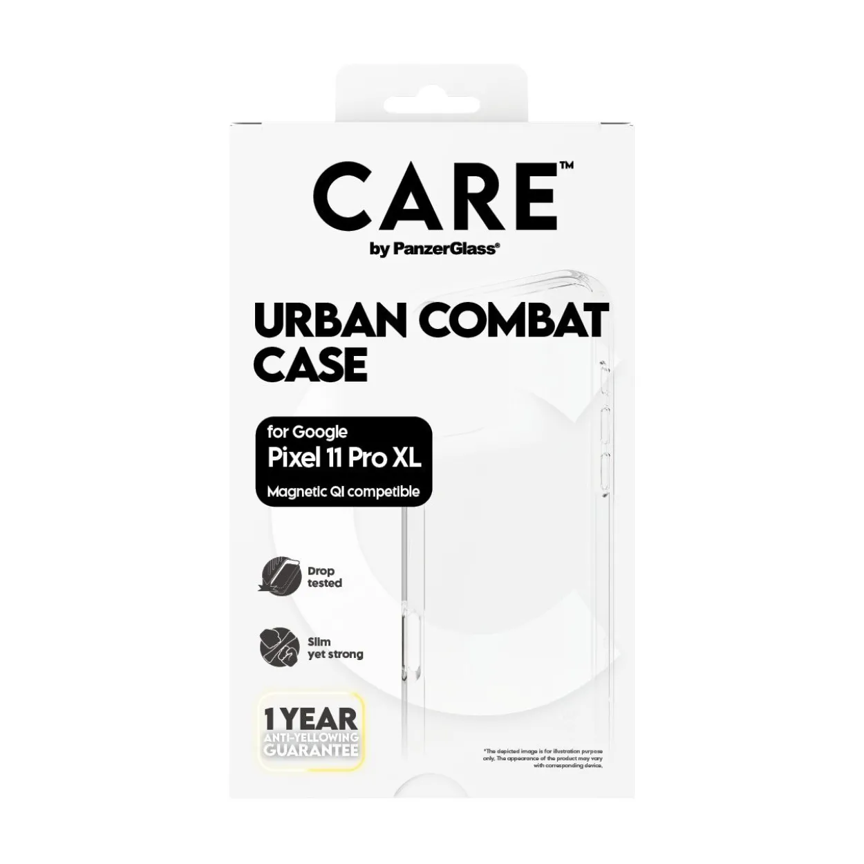 PanzerGlass CARE Urban Combat Case Transp. White Qi Google Pixel 11 ProXL