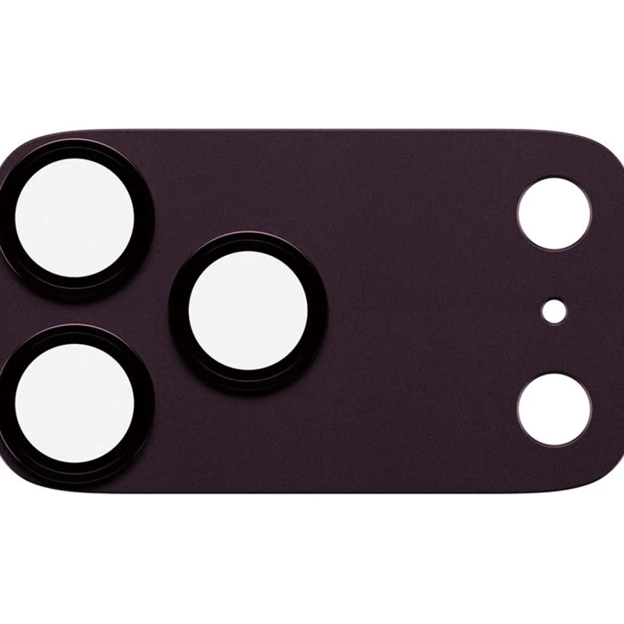 PanzerGlass Fender Camera Protector dark cherry iPhone 18 Pro Max