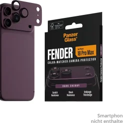 PanzerGlass Fender Camera Protector dark cherry iPhone 18 Pro Max