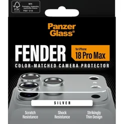 PanzerGlass Fender Camera Protector silver iPhone 18 Pro Max