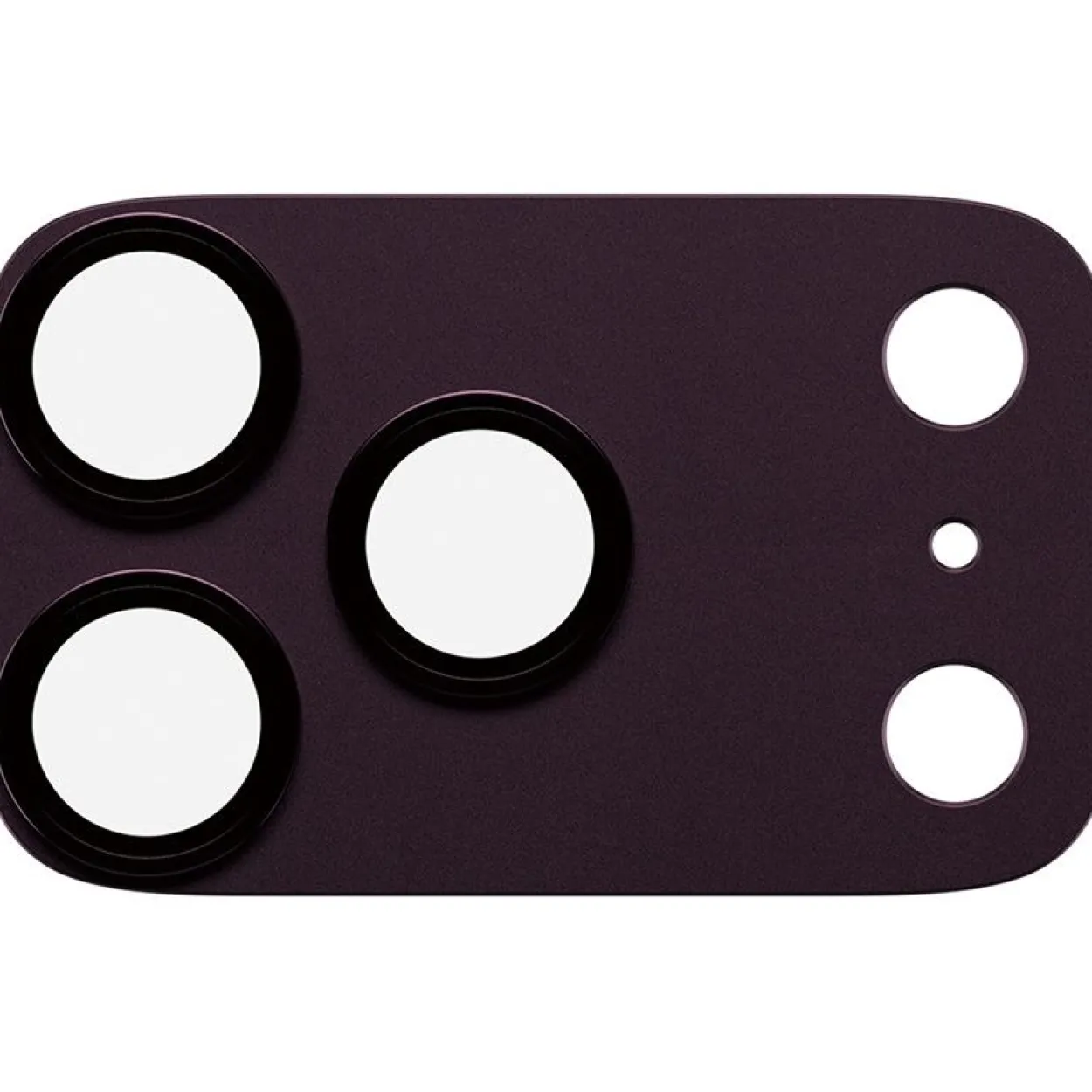 PanzerGlass Fender Camera Protector dark cherry iPhone 18 Pro
