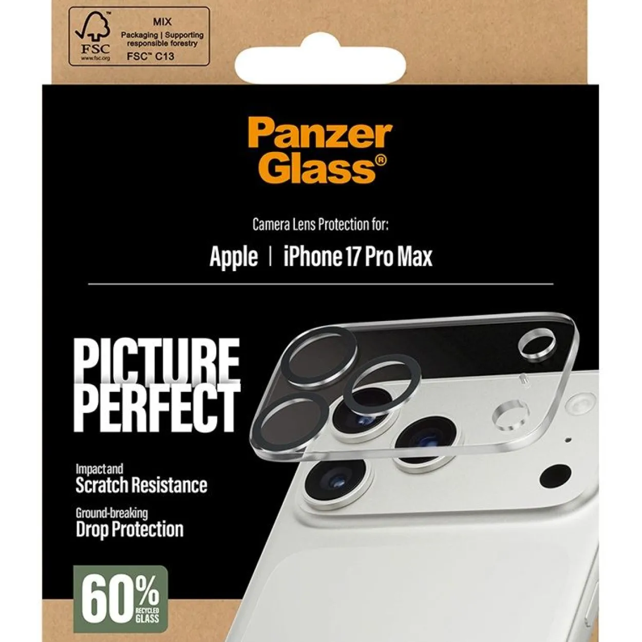 PanzerGlass PicturePerfect Camera Lens Protector iPhone 17 Pro Max