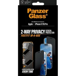 PanzerGlass PRIVACY SCREEN PROTECTOR W. BLACK IPHONE 16 PRO ULTRA-WIDE FIT W.