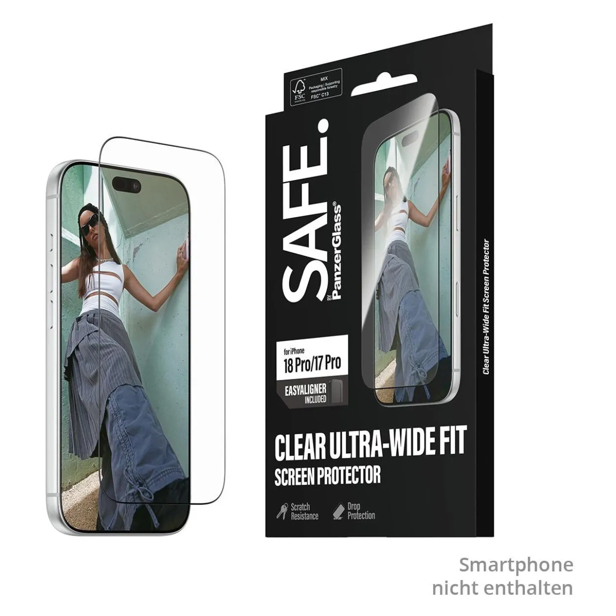 PanzerGlass SAFE. Screen Protector iPhone 18 Pro/ 17 Pro
