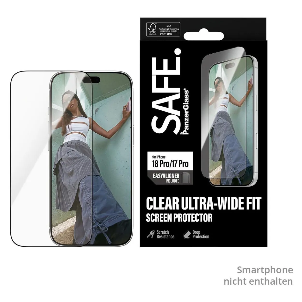 PanzerGlass SAFE. Screen Protector iPhone 18 Pro/ 17 Pro
