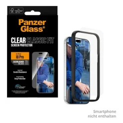 PanzerGlass Screen Protector iPhone 18 Pro - Classic Fit