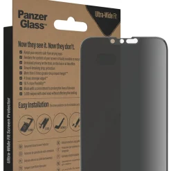 PanzerGlass SP iPhone 14 Plus UWF Privacy AB m. Applikator