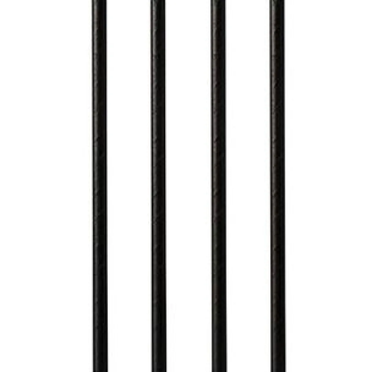 PAPSTAR 500 Cocktail-Strohhalme pure schwarz (/87982)